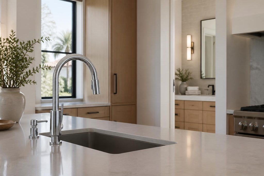 Residential plumbing project detail